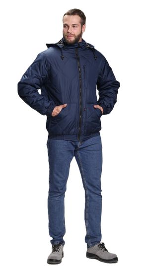 Куртка демисезонная Бомбер-Люкс (тк.Дюспо), т.синий