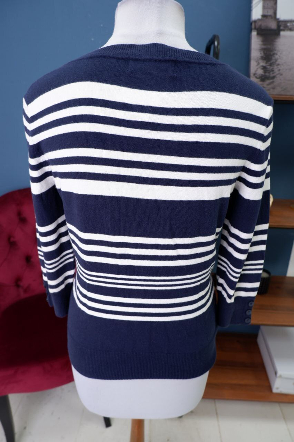 Кардиган Wallis в полоску 46 размер