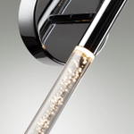 4370/10WL HIGHTECH ODL23 267 хром полированный/акрил с пузырьками Настенный св-к IP20 LED 8W 315Лм 3000K SPARKY