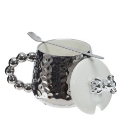 GAEM Кружка с крышкой и ложкой, 400 мл, L14 W10 H13 см, 2в.