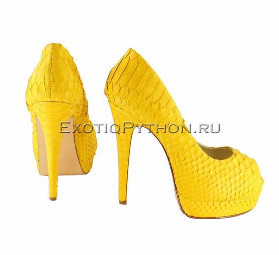 Туфли из кожи питона SH-92