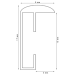 Фоторамка Innova Easy 60x80 с паспарту 40x56, пластик/стекло, золотистый (PK04134GO)