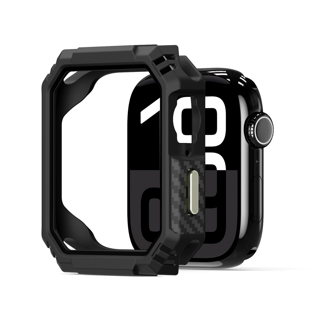 Чехол-бампер из Soft силикона от Dux Ducis для часов Apple Watch 46мм, серия Damo Series Case