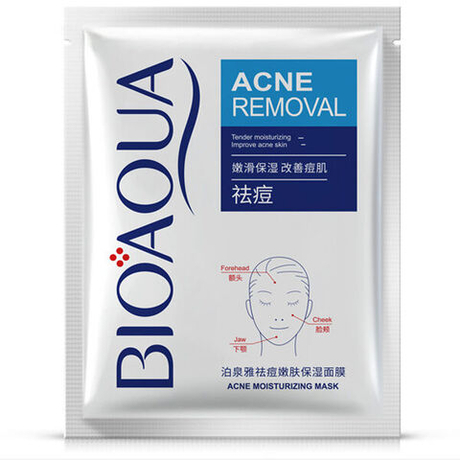 Анти-акне маска для лица BioAqua Acne Removal Moisturizing Mask, 30г