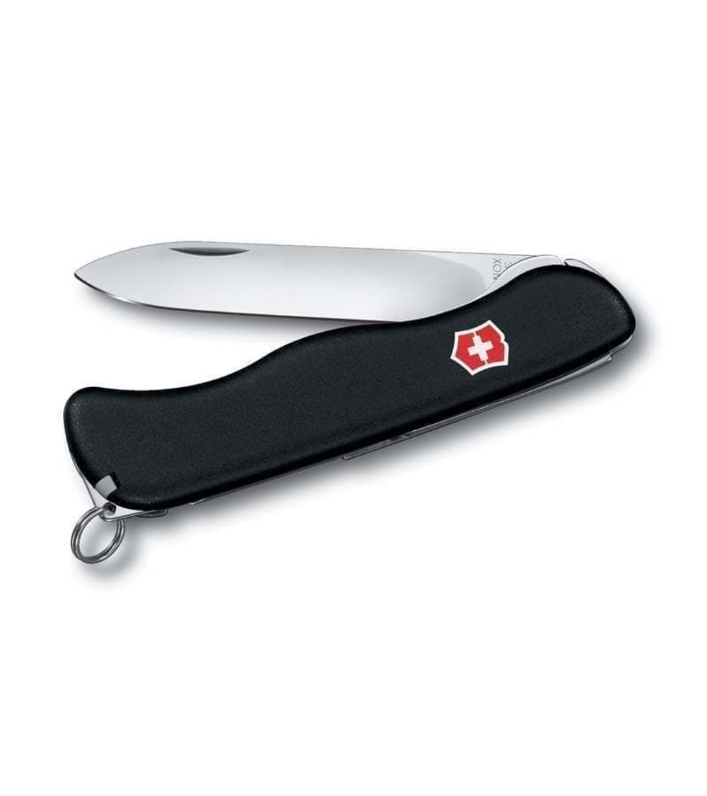 Нож перочинный VICTORINOX Sentinel, 111 мм, 4 функции, с фиксатором лезвия, чёрный (0.8413.3)