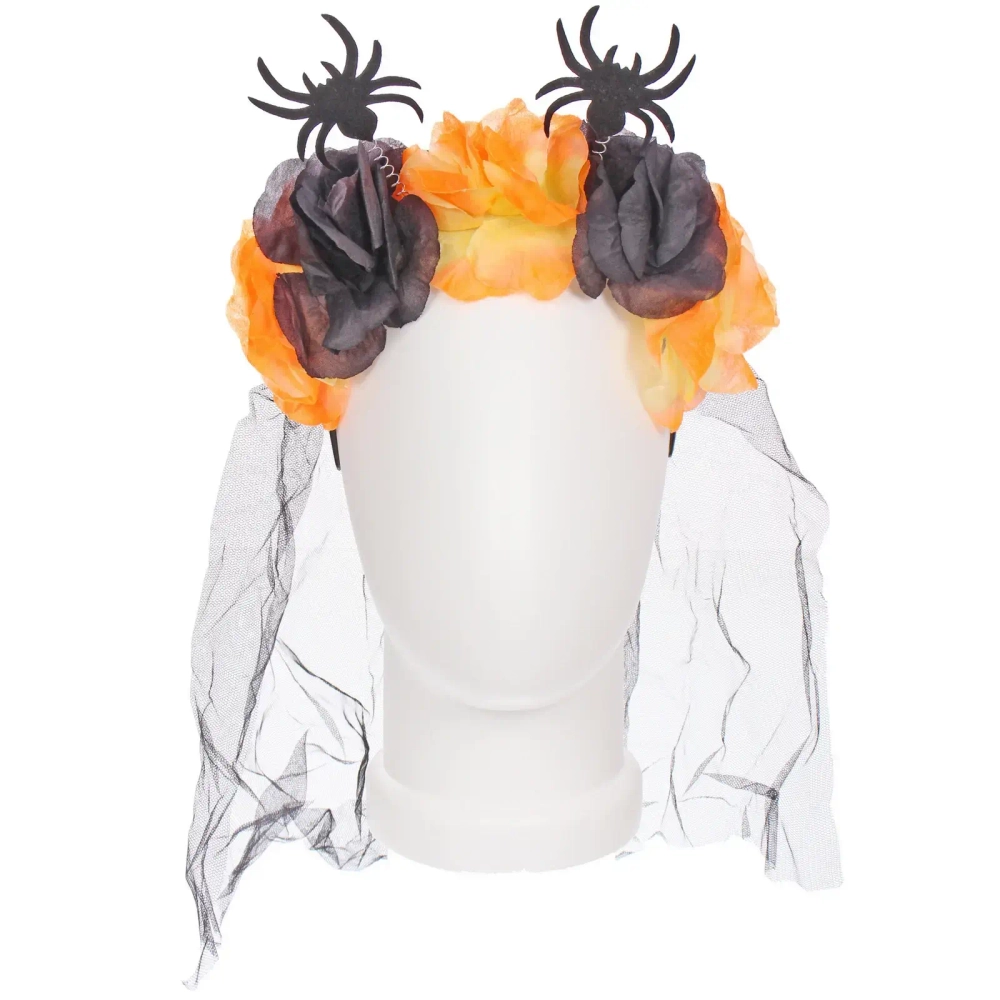 Ободок карнавальный «Helloween - Пауки», микс