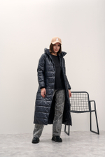 Пальто женское "Лара" черный