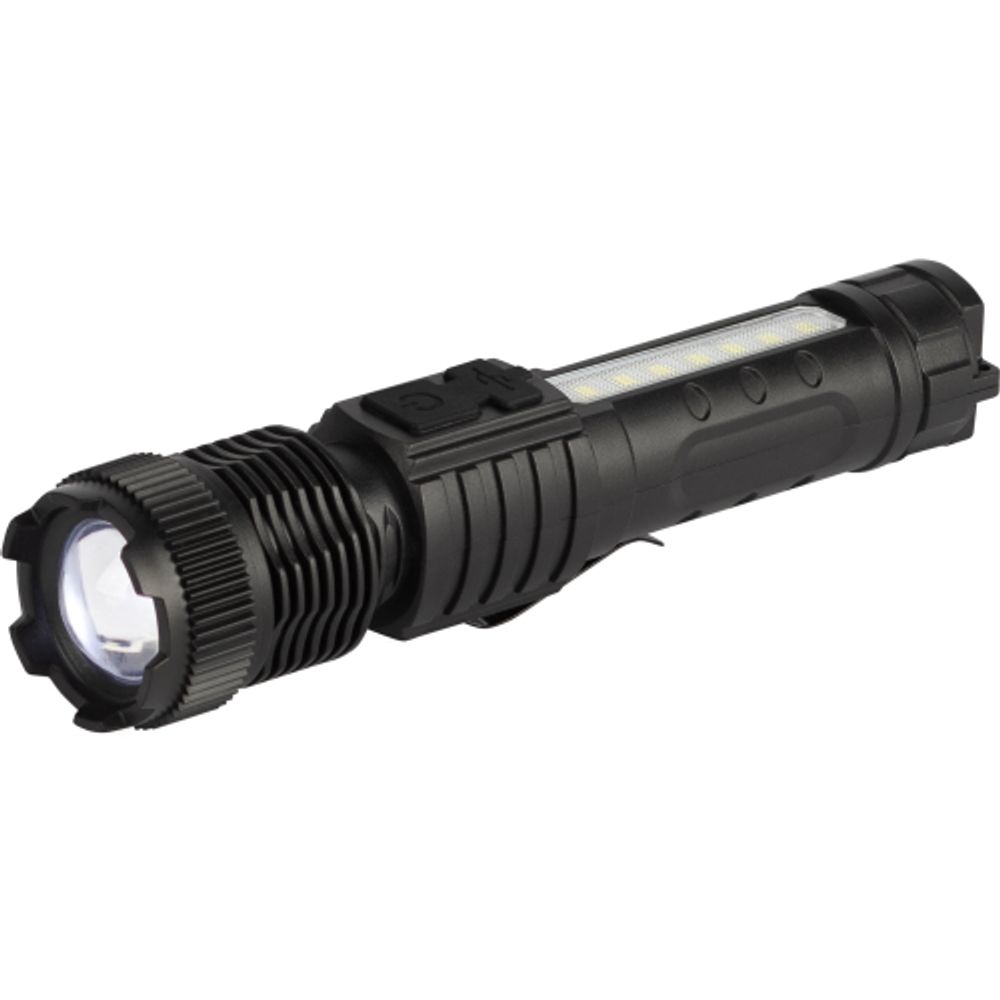 Светодиодный фонарь ЭРА UA-401 универсальный аккумуляторный 3 Вт LED + 3 Вт COB оптический Zoom 3 режима магнит type C | Универсальные  фонари