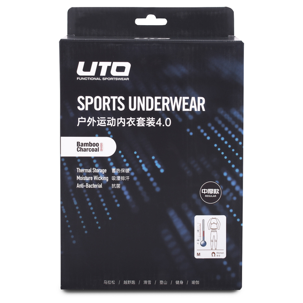 Термобелье UTO комплект Sports 4.0 Bamboo Charcoal W's 923201