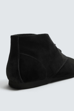 ZARA Х AARON LEVINE КОЖАНЫЕ БОТИНКИ VIBRAM®, ЧЕРНЫЙ