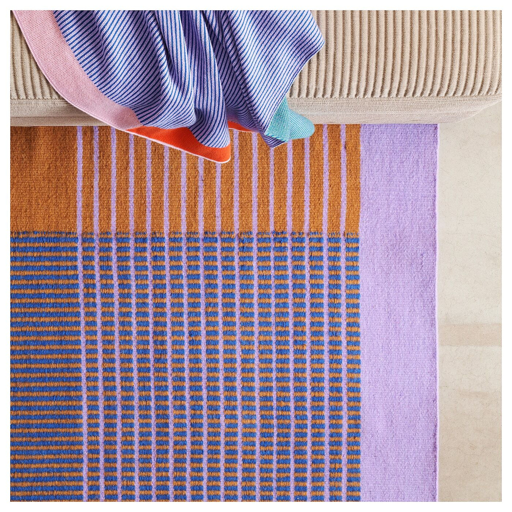 Коврик IKEA TESAMMANS (ТЕСАММАНС), Шерсть, Разноцветный, 155x220 см