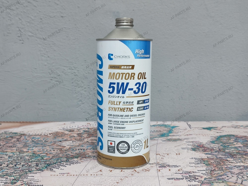 Масло моторное CWORKS SUPERIA 5W30 (Япония)