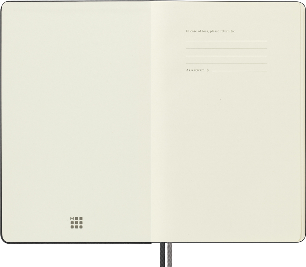 Блокнот Moleskine Classic Expended (QP062EXP) Large 130х210мм 400стр. нелинованный твердая обложка черный