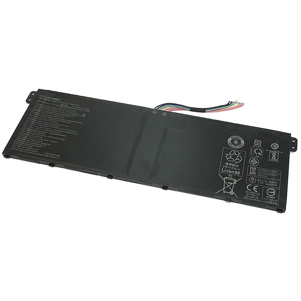 Аккумуляторная батарея для ноутбука Acer Aspire A315-51 (AP16M5J) 7.7V 4810mAh Original