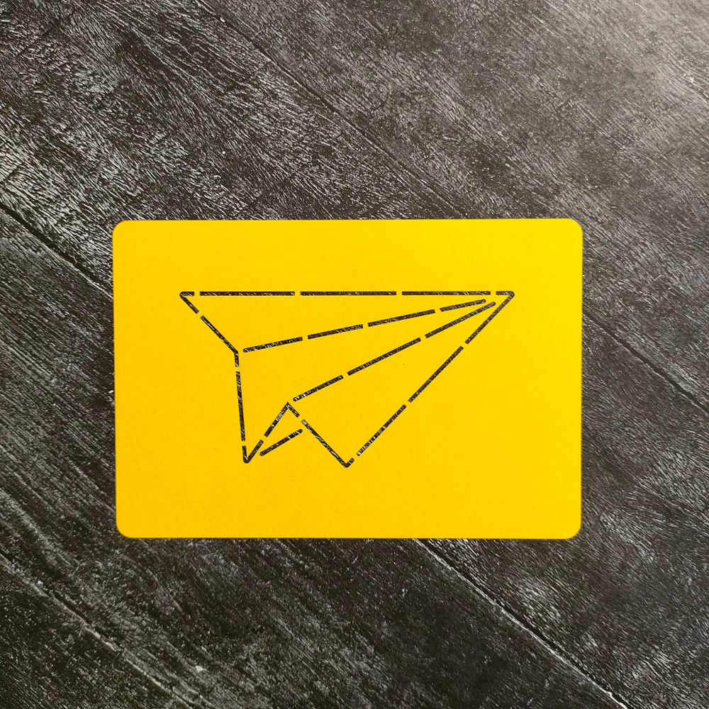 Бумажный самолетик №2