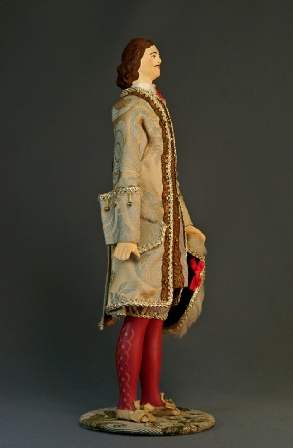 Кукла интерьерная Потешного промысла Пётр Первый в бальном костюме