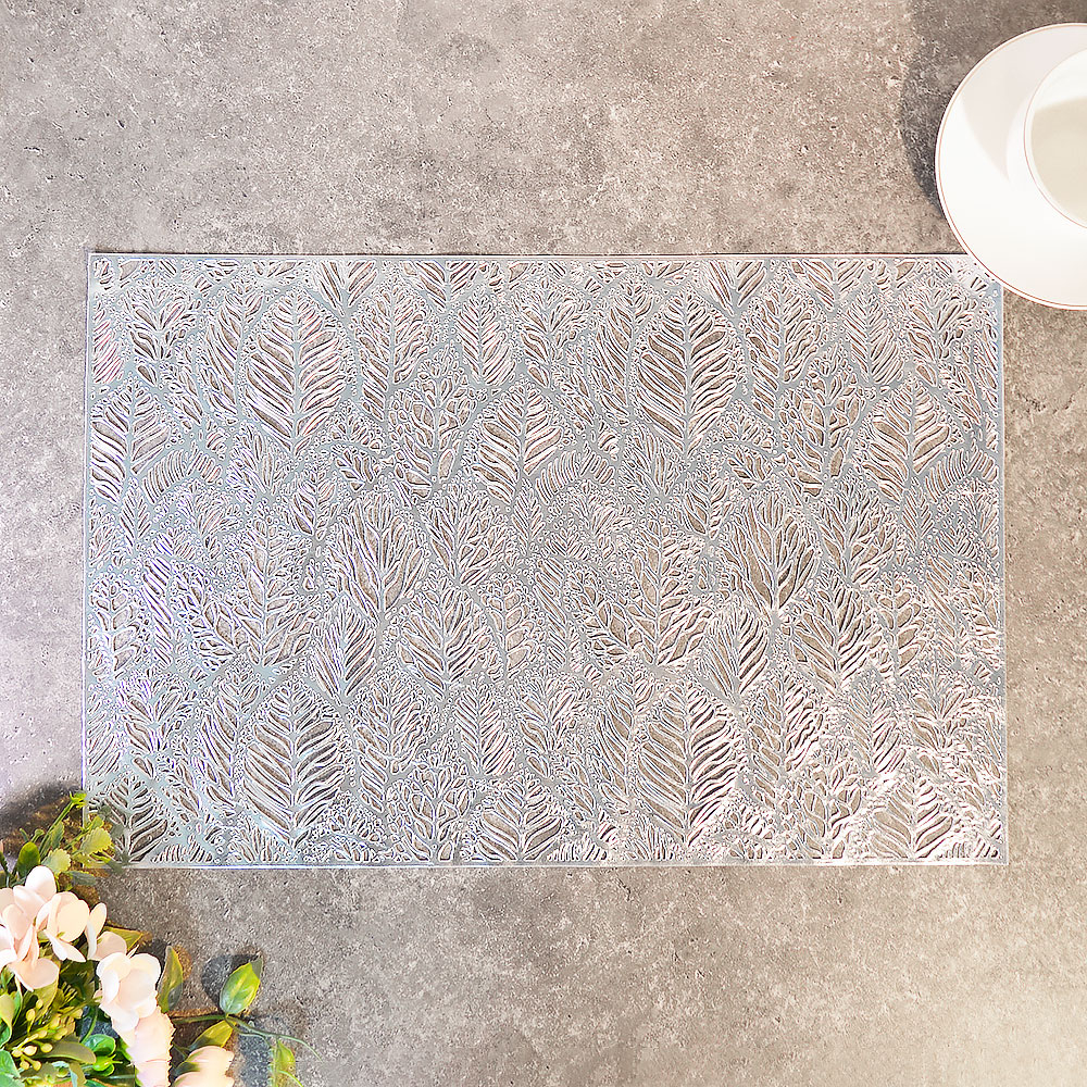 Салфетка подстановочная 30*45см MONICA Iv6A2279, серебро (12шт/уп)