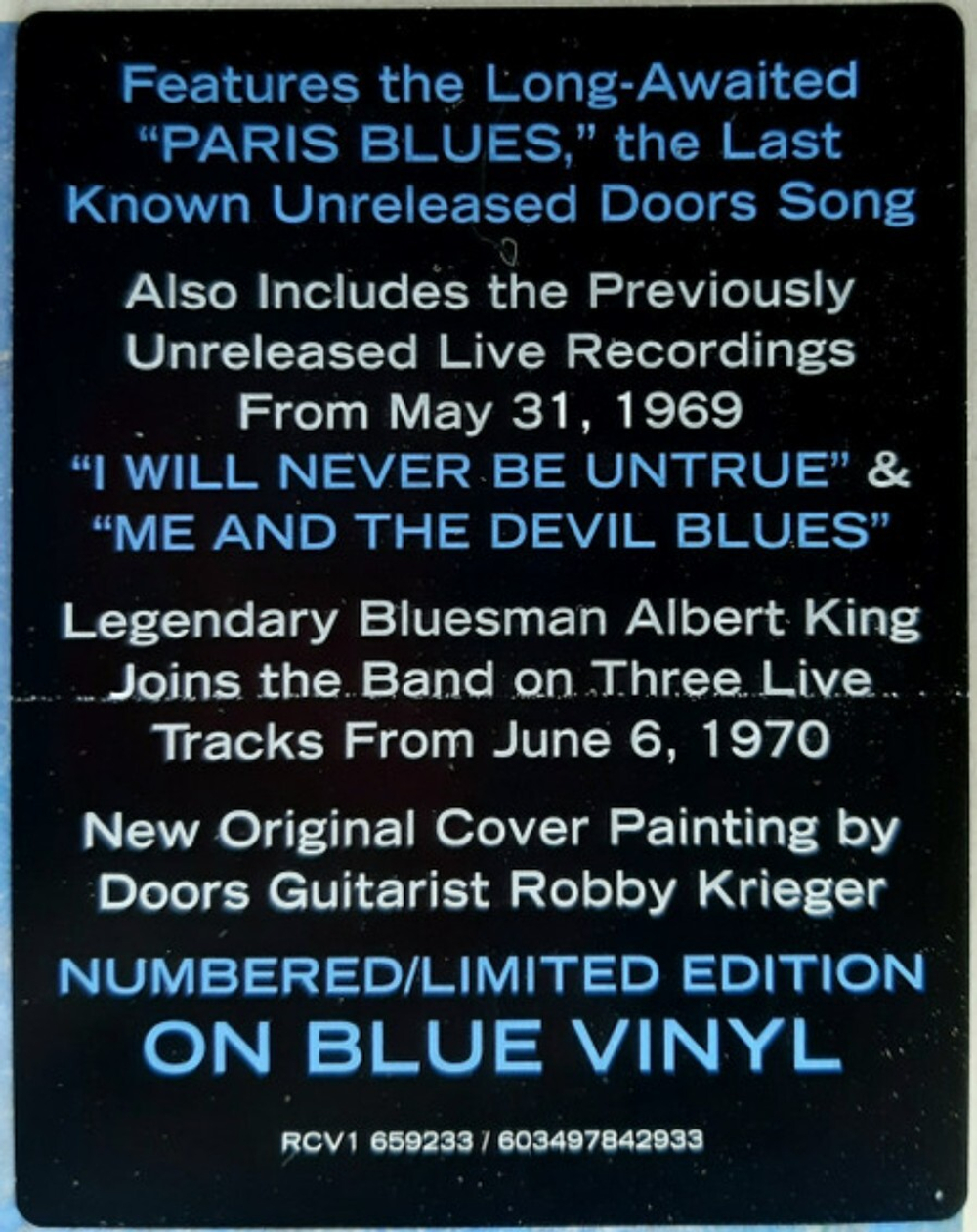 The Doors / Paris Blues (Limited Edition)(Coloured Vinyl)(LP)