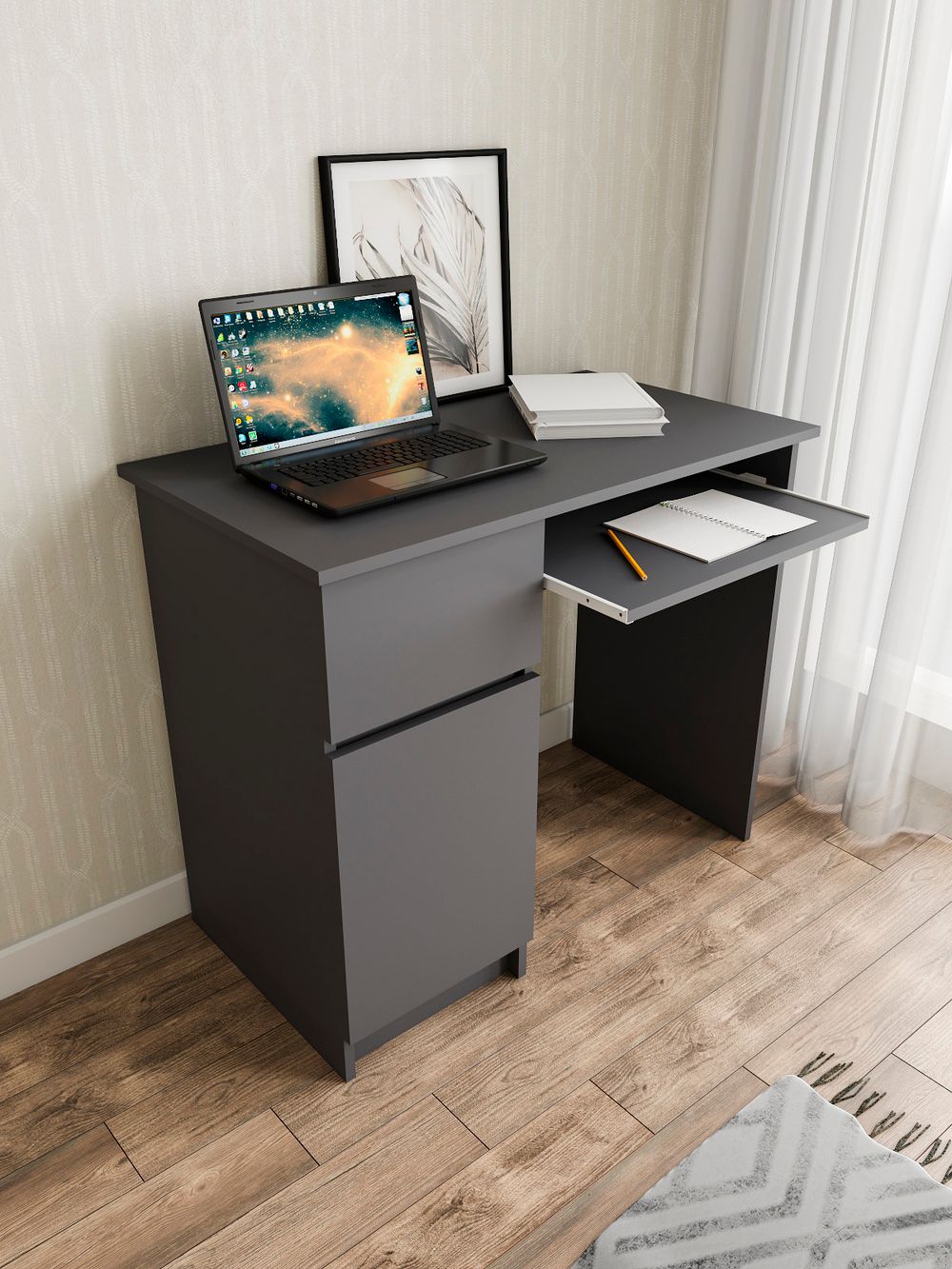 МС Мори Стол МС-1 левый Графит