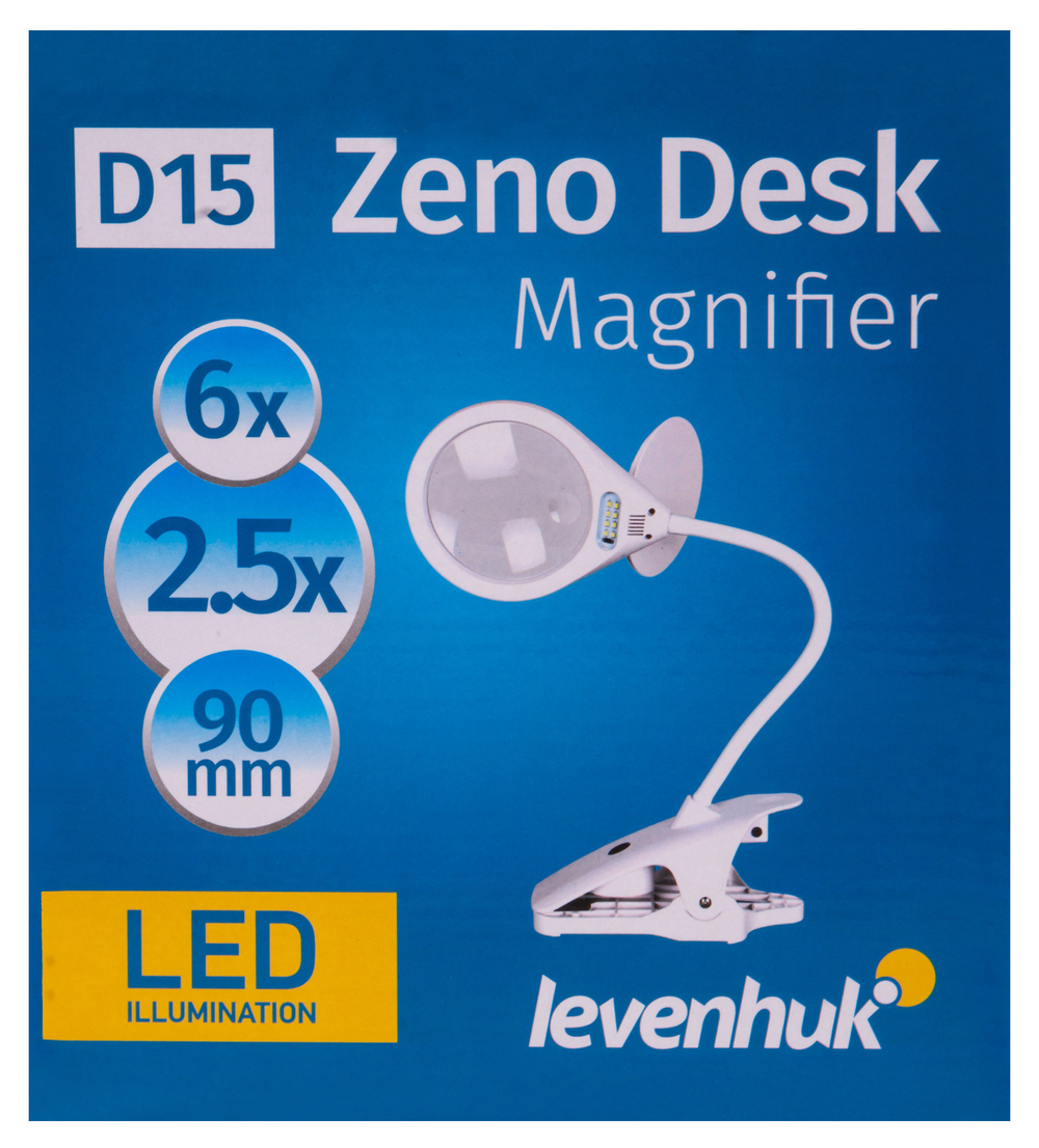 Лупа настольная Levenhuk Zeno Desk D15 - фото 11