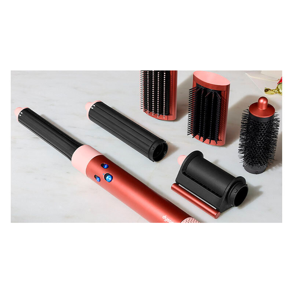Стайлер Dyson HS08 Airwrap ID Strait+Wavy Strawberry Bronze/Blush Pink