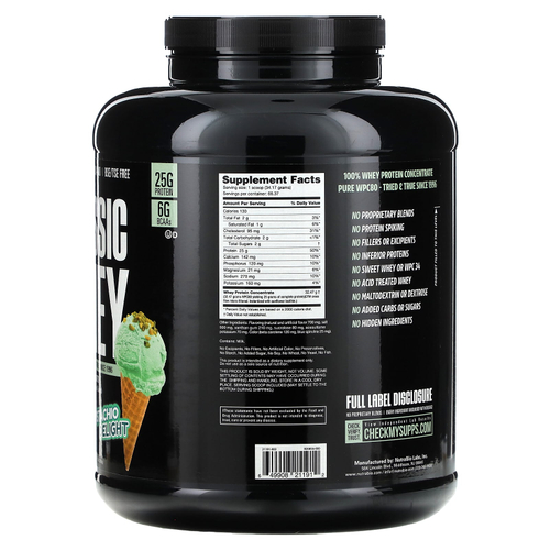 NutraBio, классический сывороточный протеин, со вкусом фисташек, 2268 г (5 фунтов)