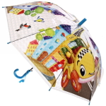Зонт детский полуавтомат «Ultramarine - Озорные зверята», 8 спиц, d-86см, длина в слож. виде 65см
