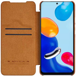 Кожаный чехол-книжка Nillkin Leather Qin для Xiaomi Redmi Note 11 / 11S