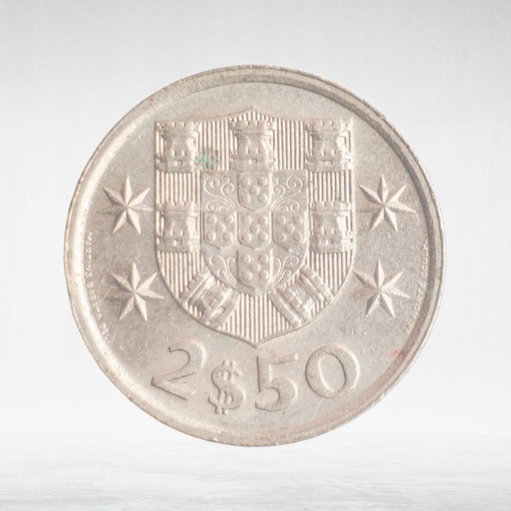 Portugal, 2.50 Escudos, 1980, VF