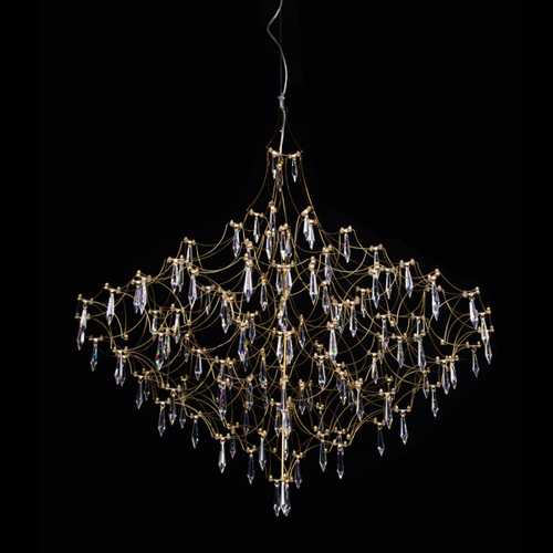 Подвесная светодиодная люстра Loft It Mira  10259/1000 Gold Asfour