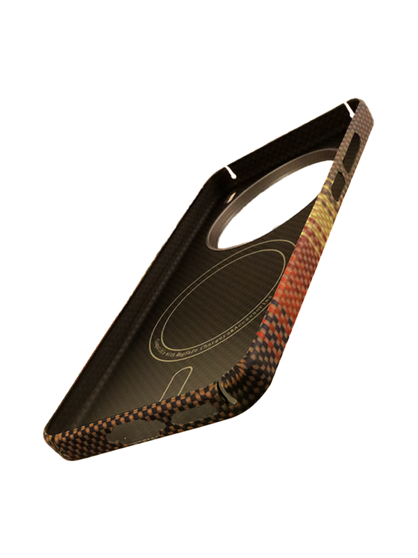 Карбоновый чехол для Vivo X200 Pro mini с MagSafe закат (Sunset)