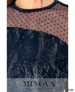 Платье 1156-синий Minova