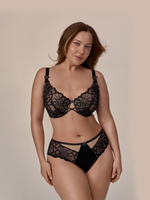 Бюстгальтер c сшивной чашкой из тонкого поролона EVI черный