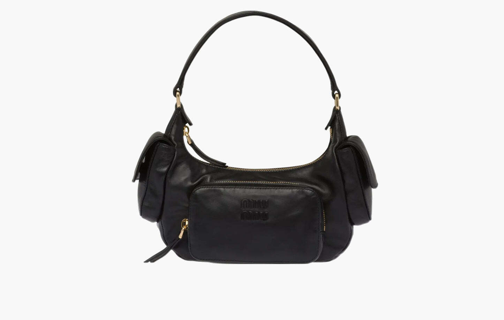 Сумка Miu Miu Leather Pocket Bag "Black"
