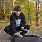 Худи Смерч на молнии оверсайз #7 черный