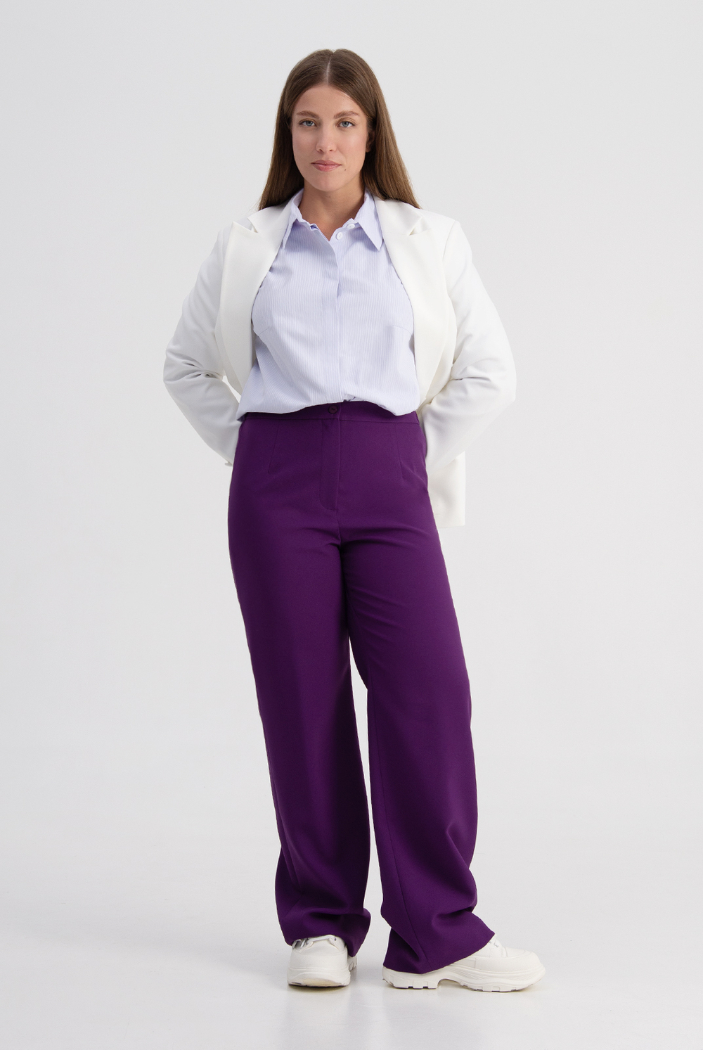 Брюки женские 3667зпа, Баклажан #513Бак023667зпа