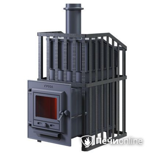 Дровяная печь-каменка Гефест Гроза 24М Ураган