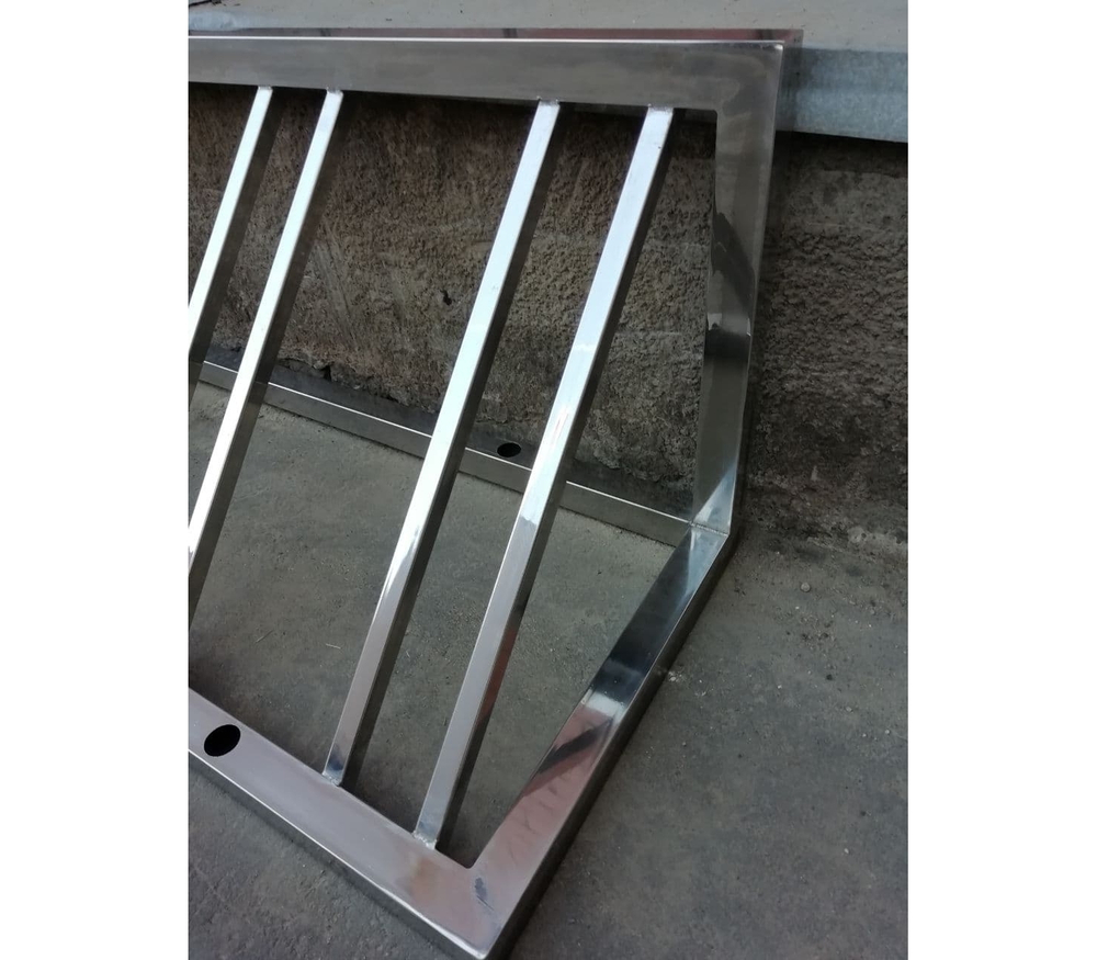 Велопарковка №88, на 10 мест, 2900*510*510 мм., из нержавеющей стали