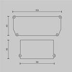 Комплектующие для профиля Technical ALM012EC-SC-B