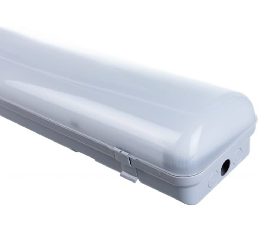 Светильник LED ДСП 41Вт 4800лм 4000К milky IP65 ICEBERG с БАП 3ч 1262x124x85mm CSVT