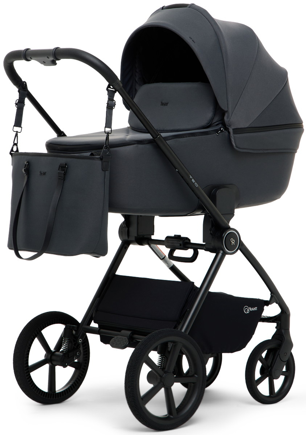 Детская коляска Rant Teo Soft 3 в 1 с автокреслом Aster Zero Beige Graphite