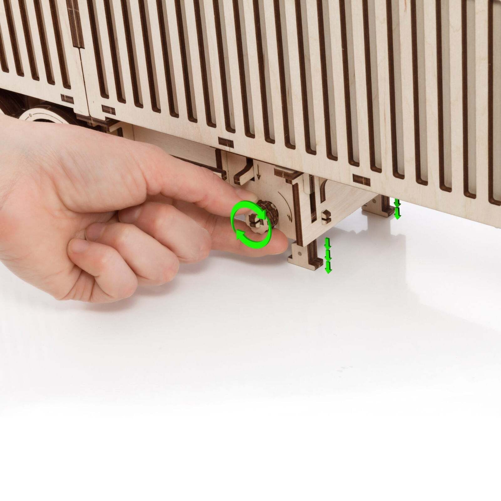 Прицеп Контейнер для тягача Король дорог от EWA Купить деревянный конструктор, сборная модель