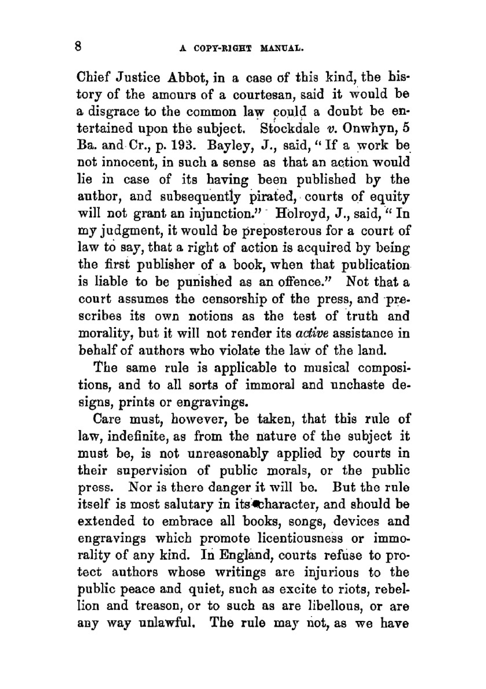 Copy-right manual: designed for men of business, authors, scholars, and members of the legal profession | William Wolcott Ellsworth