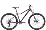 Велосипед 27,5" Stark'24 Viva 27.2 D р.16" фиолетовый матовый/черный
