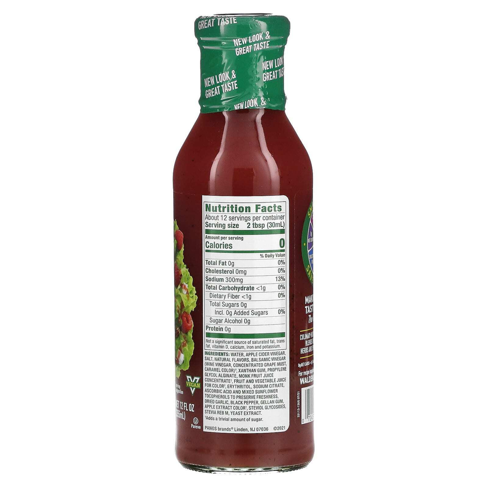 Walden Farms, Малиновый уксус, 12 жидких унций (355 мл)