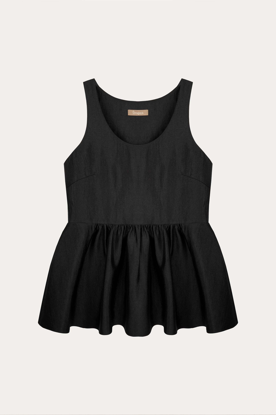 Топ с баской сияющий