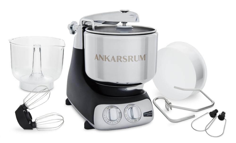 Кухонный комбайн-тестомес Ankarsrum Assistant с 2 чашами и аксессуарами, базовый набор