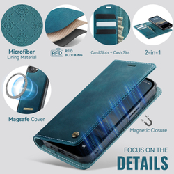 Чехол-кошелек CaseMe 2 in 1 MagSafe iPhone 16E