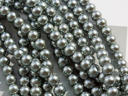 "Жемчуг круглый" 6мм, "Майорка. Имитация" (нить)