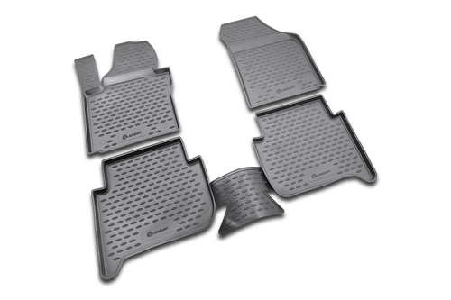 Коврики в салон для VW Touran (I) 2003-2010, (II) 2010-2015, 4 шт., 5 мест. (полиуретан) NLC.51.10.210K